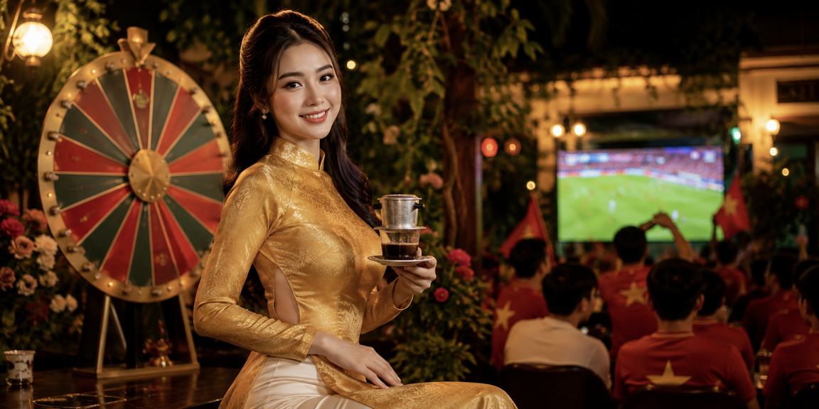 Người chơi áo dài tại Đà Lạt tham gia trò chơi roulette trực tuyến